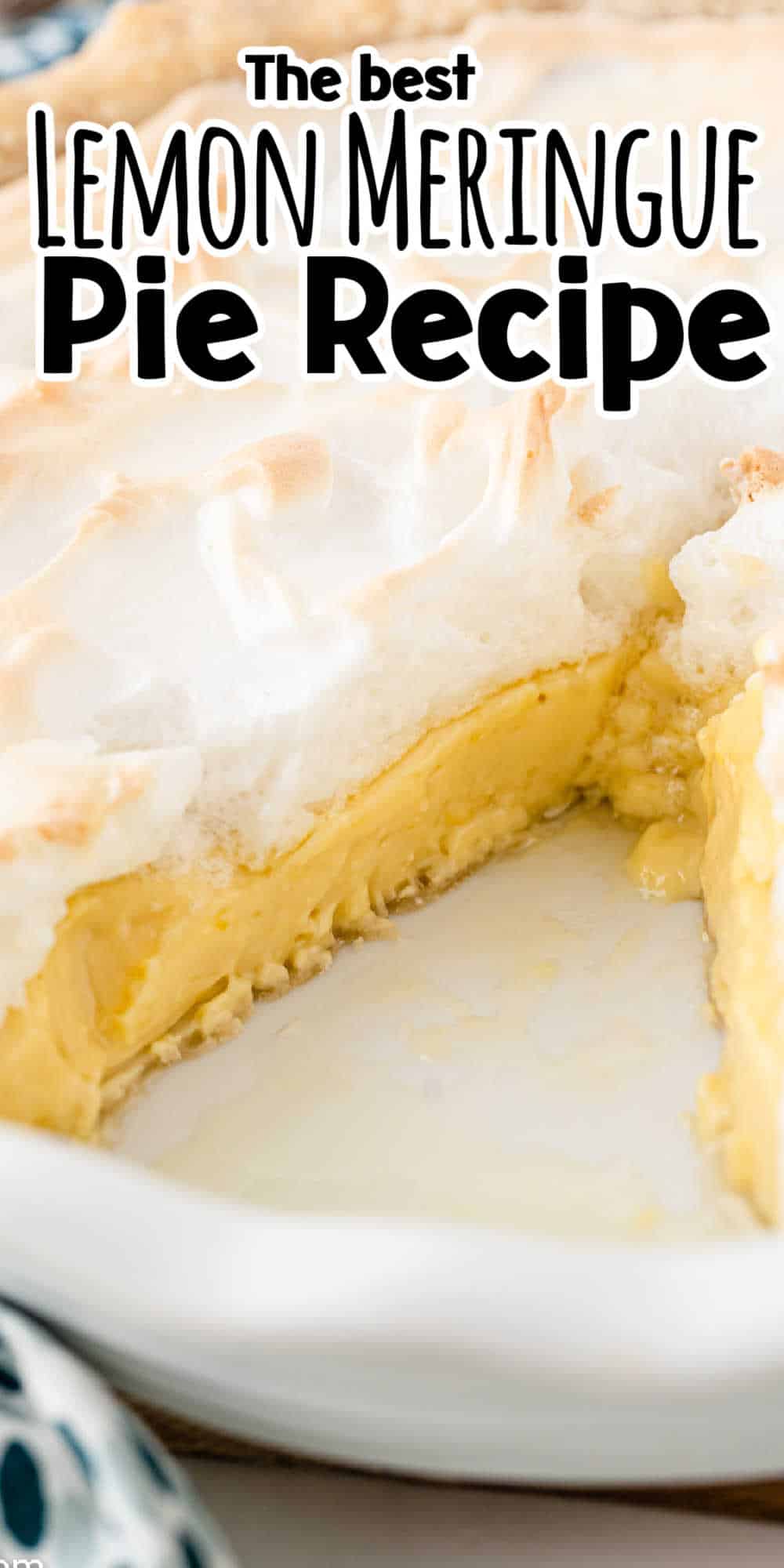 Lemon Meringue Pie Recipe • MidgetMomma