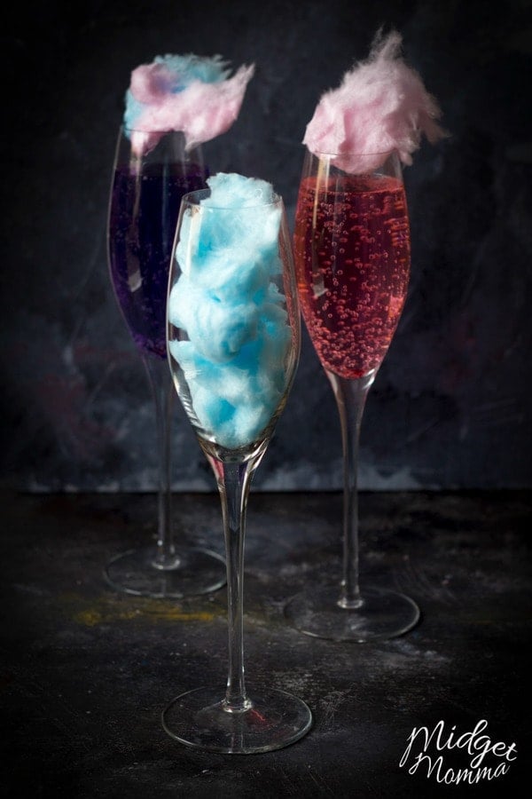 Unicorn Cotton Candy Mocktail