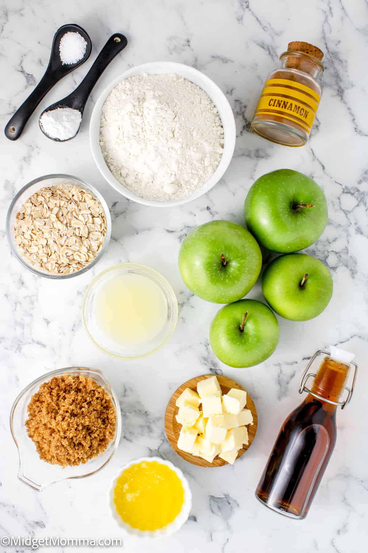 Apple Crisp recipe ingredients