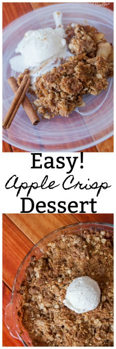 If you are looking for an easy apple dessert recipe then this Apple Crisp dessert recipe is the perfect one to try. Fresh apples with an amazing oatmeal topping.