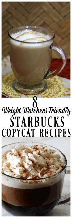 Weight Watchers Friendly Copy Cat Recipes - MidgetMomma. Check out these Weight Watchers Starbucks Recipes that you can make at home! Low points for those who love taking a trip to Starbucks but don't want the high amount of points that come with going to Starbucks. These easy to make Weight Watchers Starbucks Recipes taste just like the real thing!