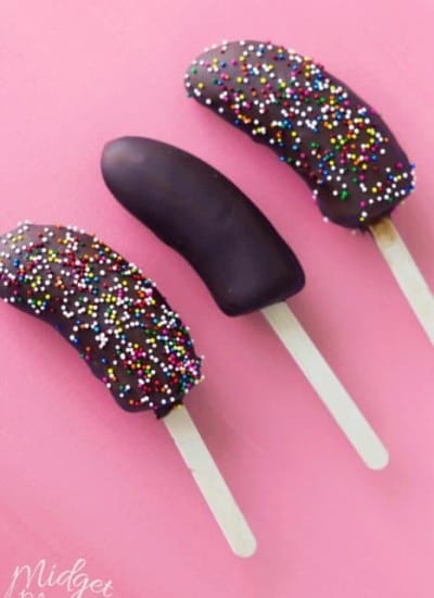 how to make Frozen Chocolate Covered Bananas