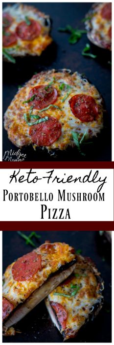 Portobello Mushroom Pizza • MidgetMomma