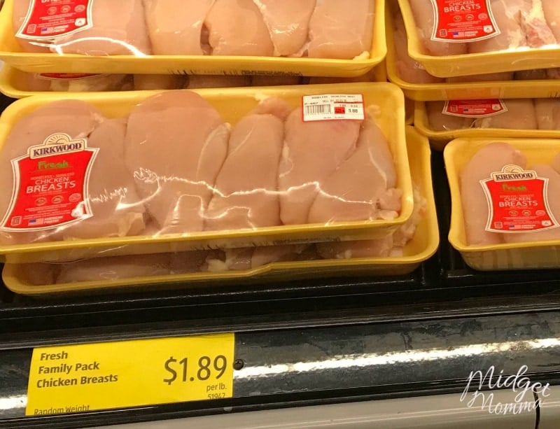 Chicken breasts at Aldi