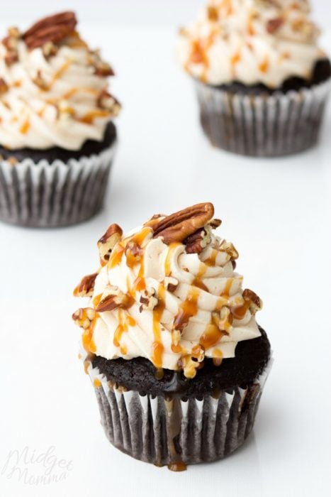 Chocolate Caramel Cupcake