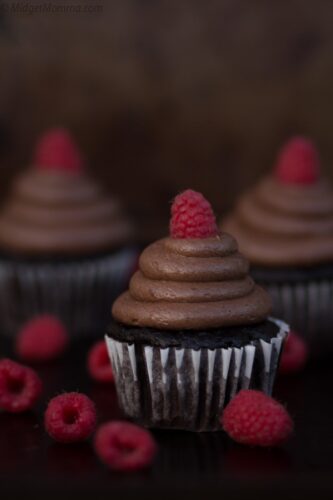 Chocolate Raspberry cupcakes