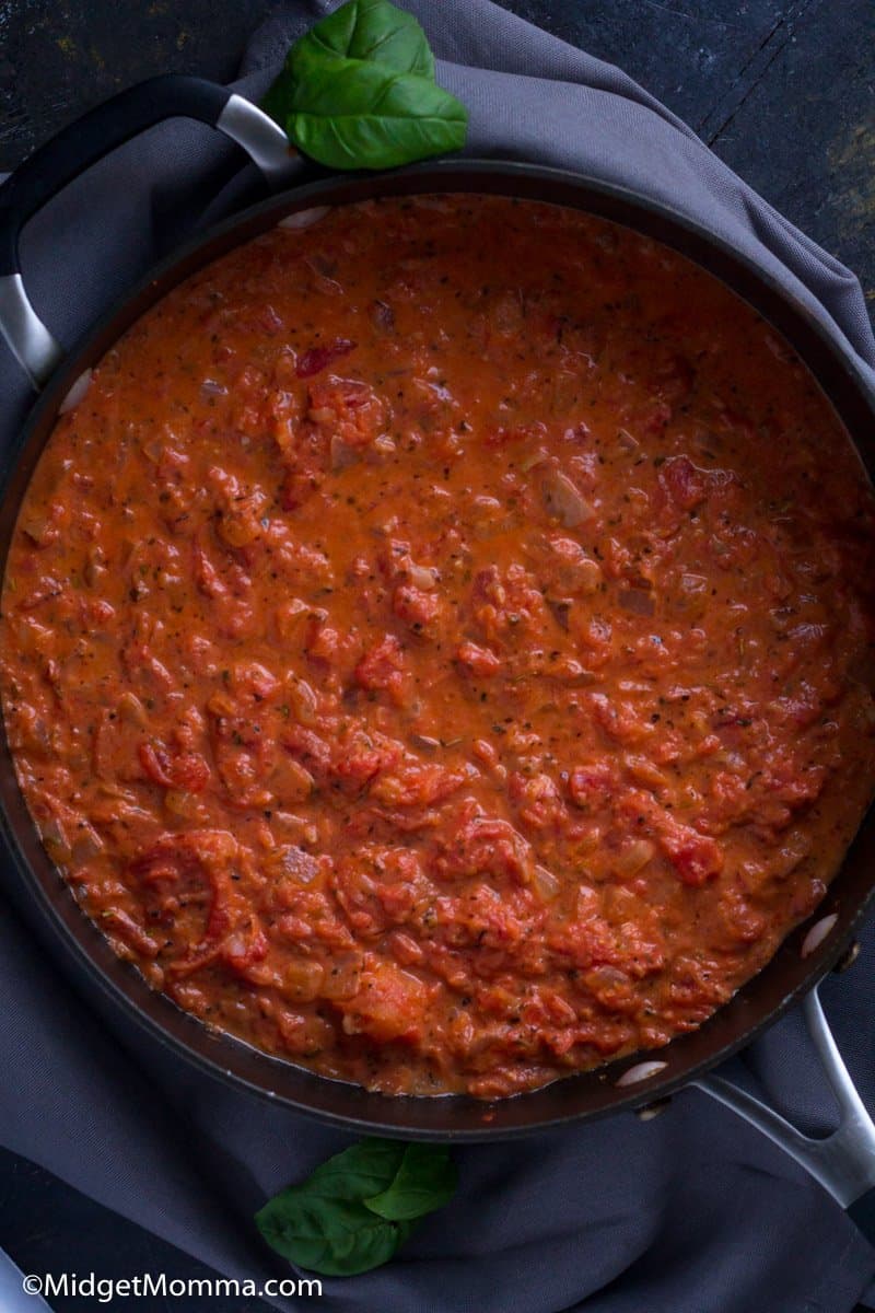 Creamy tomato sauce