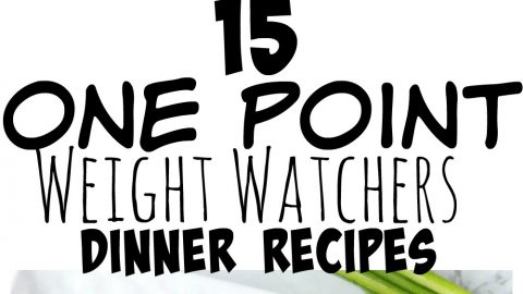 One point weight watchers dinner recipes #WeightWatchers #Dinner #WeightWatchersRecipes