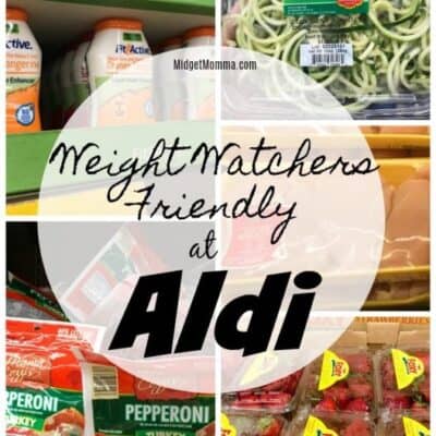 This list of Weight Watchers Friendly Items will help you with your Weight Watchers planning at Aldi. This list of 50+ items does not include the Zero point fruits and veggies as those are simple to find. This Weight Watchers shopping list will help you find snacks and more at Aldi that are weight watchers friendly.