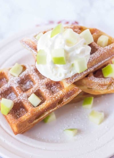 Apple waffles recipe