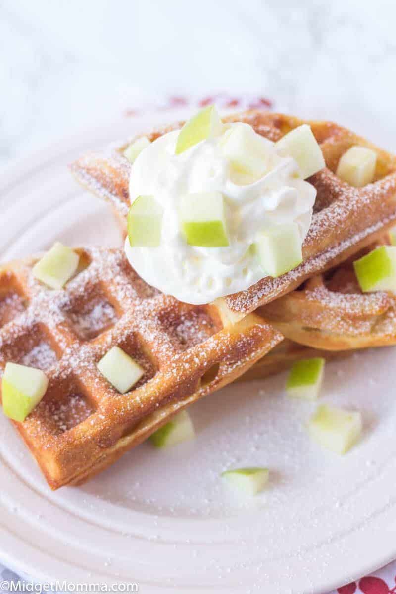 Apple waffles recipe