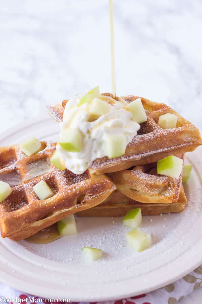 Apple waffles recipe