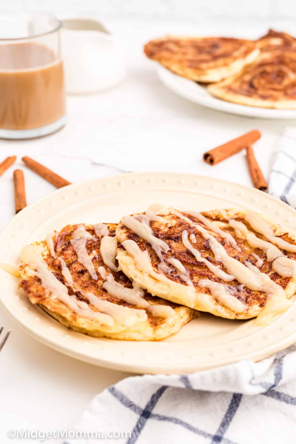 Cinnamon Roll Pancakes Recipe