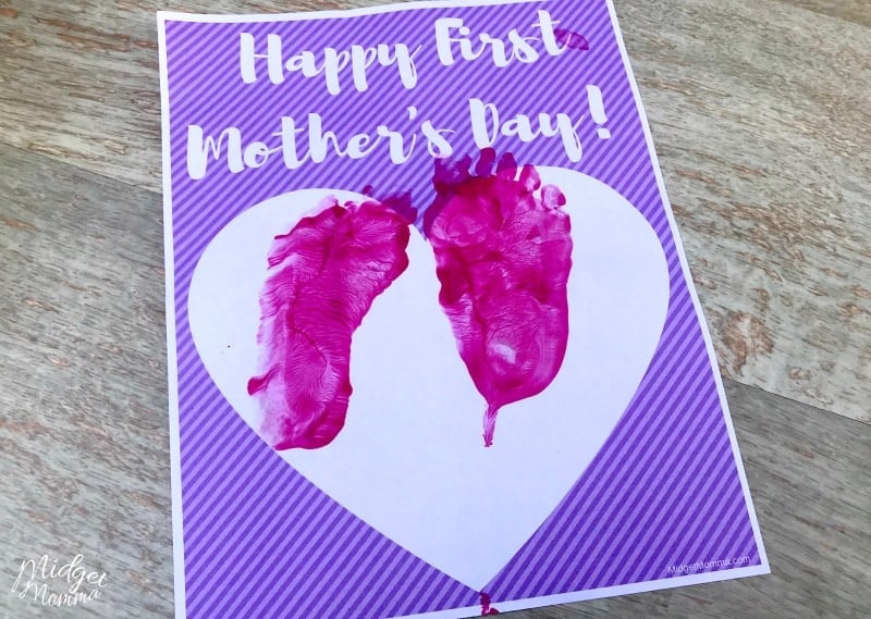 First Mother's Day printable