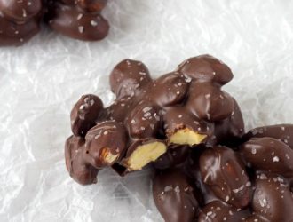 Keto Friendly Chocolate covered almonds are the perfect chocolate keto treat. #keto #chocolate #Lowcarb #Almonds #ChocolateCoveredAlmonds #ChocolateKeto #ChocolateAlmonds