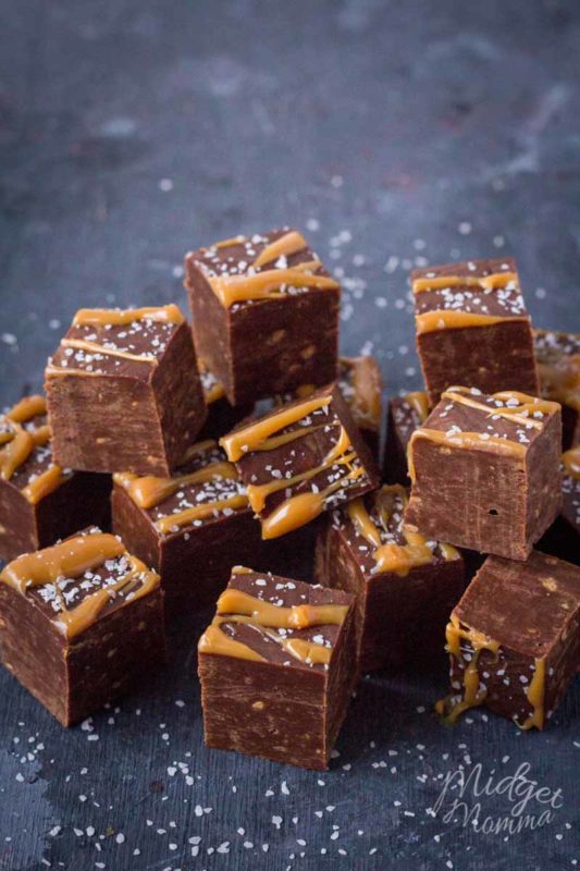 Salted Caramel chocolate fudge