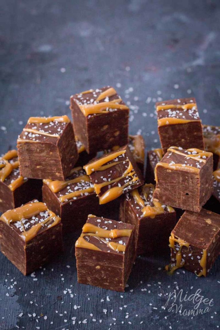 Salted Caramel Chocolate Fudge Midgetmomma