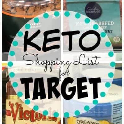 Target Keto Shopping List