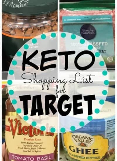 Target Keto Shopping List