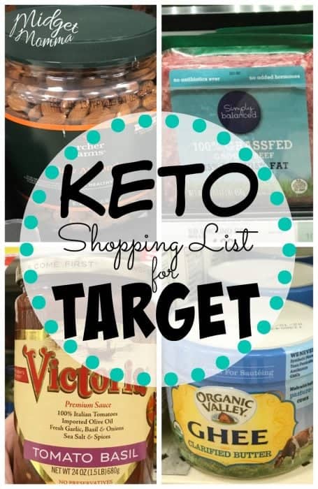 Target Keto Shopping List