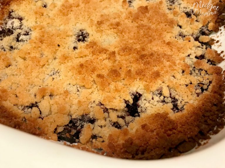 Low Carb Blueberry Cobbler {Keto Friendly} • MidgetMomma