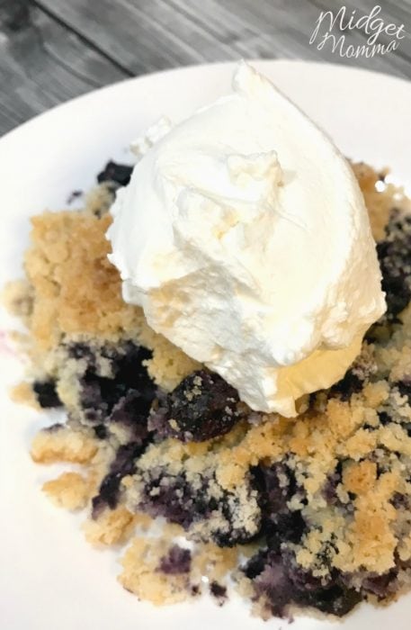 keto blueberry cobbler