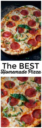 Homemade Pepperoni Pizza • MidgetMomma