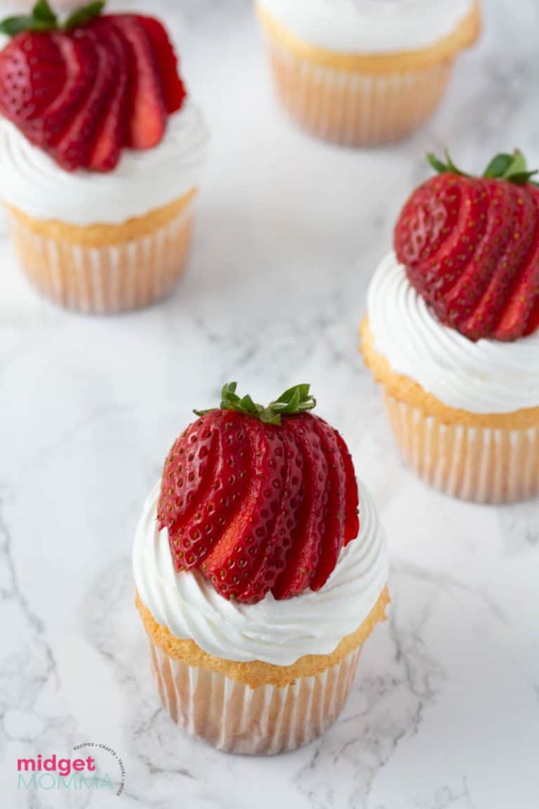 Angel Food Cupcakes • MidgetMomma