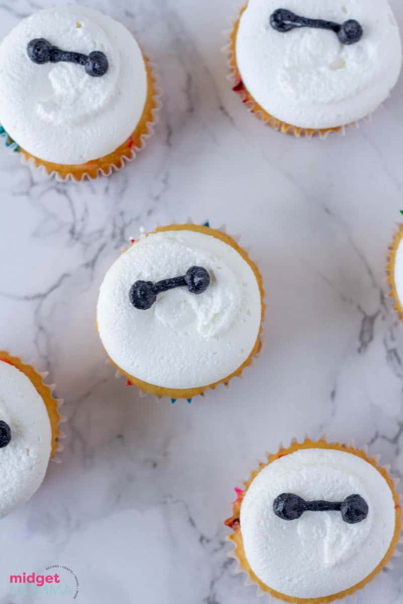 Baymax Cupcakes