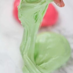 Lifesaver Edible Slime made with green lifesavers