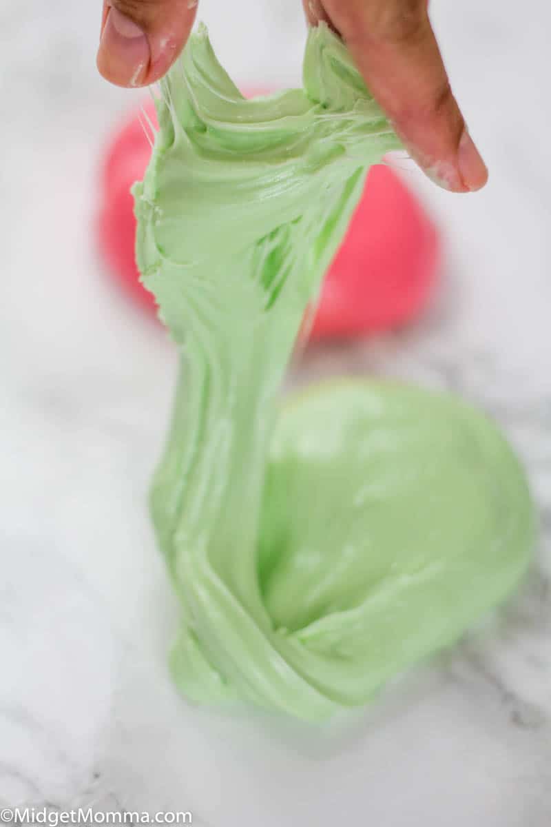 Lifesaver Edible Slime made with green lifesavers