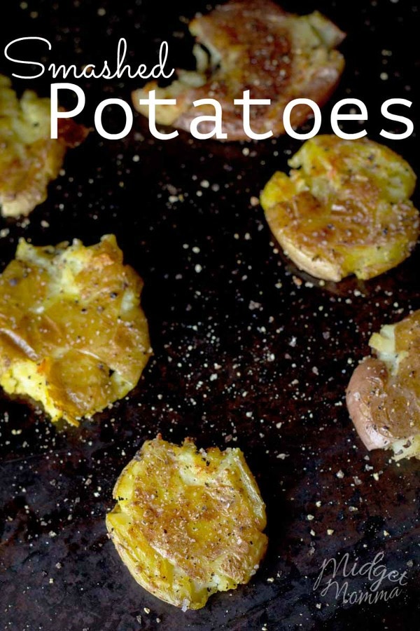 Smashed Potatoes are a fun twist on your normal potatoes recipe. Smashed Potatoes are the perfect side dish, they are crispy on the outside but that perfect smooth and fluffy inside that you love about potatoes. #Potatoes #SmashedPotatoes #PotatoRecipe #EasyPotatoRecip Smashed Potatoes are a fun twist on your normal potatoes recipe. Smashed Potatoes are the perfect side dish, they are crispy on the outside but that perfect smooth and fluffy inside that you love about potatoes.