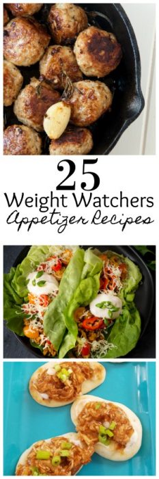 Having a party but want to stick to your Weight Watchers plan You are in luck with these 25 amazing Weight Watchers friendly Appetizers! #WeightWatchers #Appetizers #WeightWatchersRecipes #WeightWatcherMeals #WWRecipes #EasyWeightWatchers 