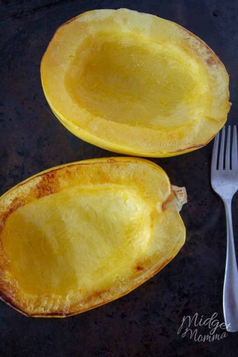 how to bake spaghetti squash