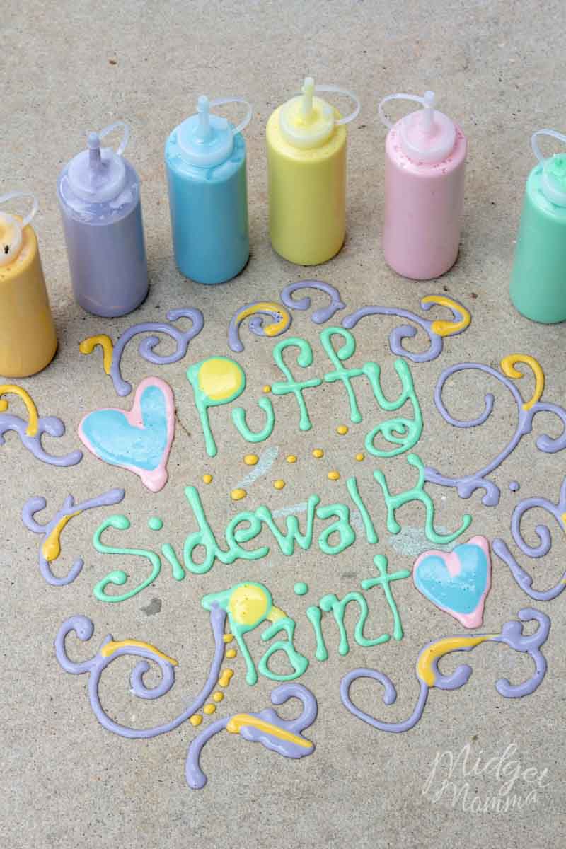 How To Make Sidewalk Chalk Paint For Kids