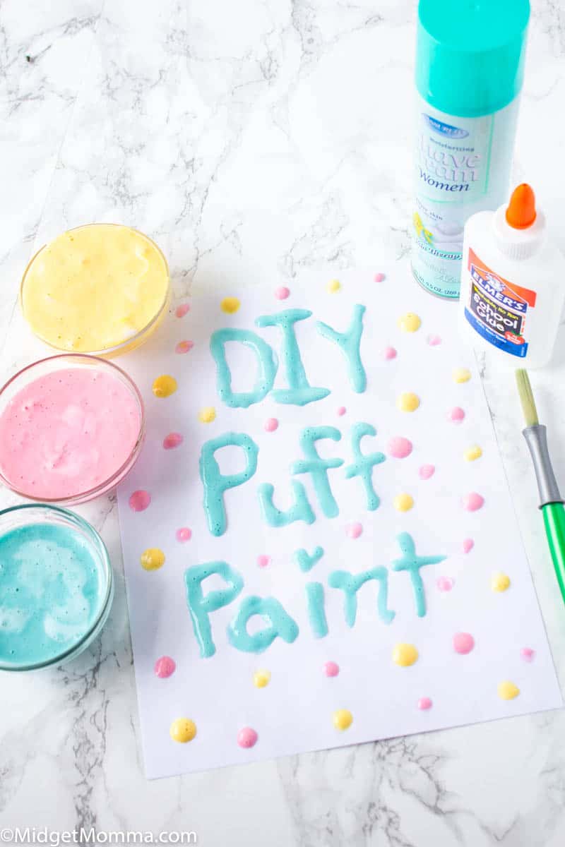 HOW TO MAKE PUFFY PAINT