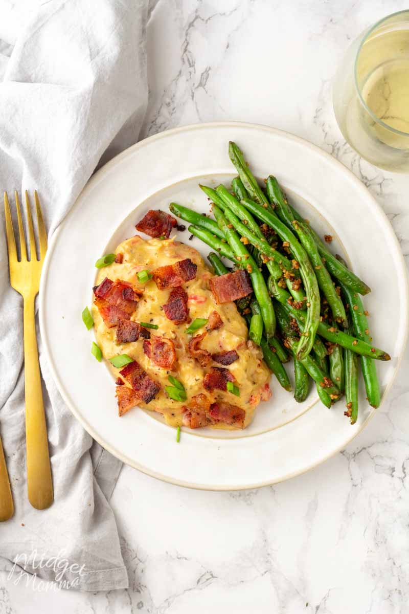 crockpot ranch and bacon chicken