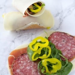 If you are looking for an amazing low carb lunch then you are going to love these Italian Sub Rollups! This low carb lunch is simple to make and super tasty. #Keto #LowCarb #KetoDiet #KetoLunch