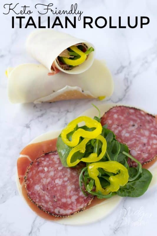 If you are looking for an amazing low carb lunch then you are going to love these Italian Sub Rollups! This low carb lunch is simple to make and super tasty. #Keto #LowCarb #KetoDiet #KetoLunch
