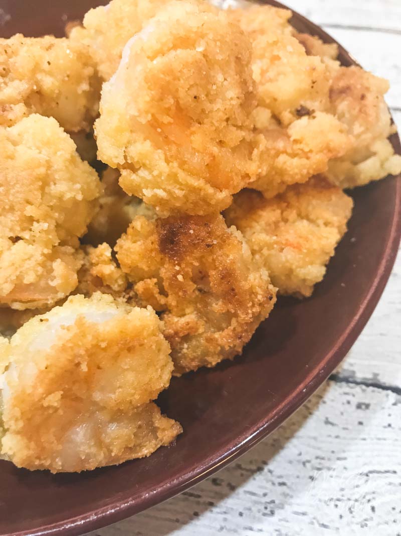 almond flour fried shrimp