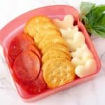 diy lunchable in lunch box