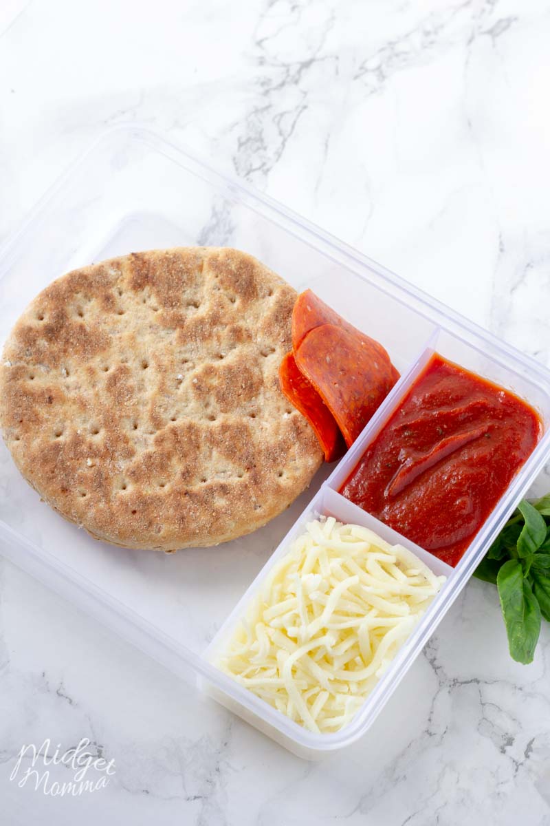 DIY Pizza Lunchable {Meal Prep Idea} - FeelGoodFoodie