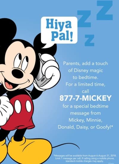 Free Disney phone call