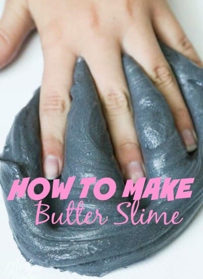 Looking for an easy slime recipe? Butter Slime is easy to make and so much fun to play with! Make butter slime in any color you want to! #Slime #SlimeRecipe #HowtoMakeSlime #ButterSlime