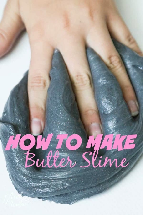 Looking for an easy slime recipe? Butter Slime is easy to make and so much fun to play with! Make butter slime in any color you want to! #Slime #SlimeRecipe #HowtoMakeSlime #ButterSlime
