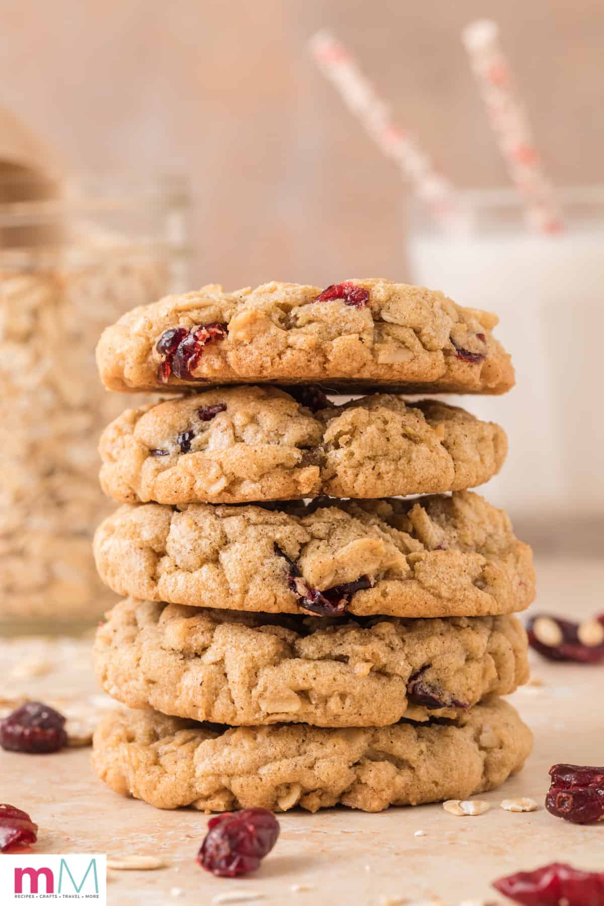 Cranberry Oatmeal Cookies recipe