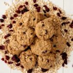 These Cranberry Oatmeal Cookies are amazing, they are the perfect sweetness and then the perfect tartness. Combined these flavors make the most amazing Cranberry Oatmeal Cookies. #Cookies #Cranberry #Oatmeal #OatmealCookies #CookieRecipe