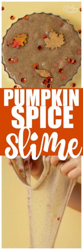 One Savvy Mom ™  NYC Area Mom Blog: DIY Pumpkin Pie Slime - Borax-Free 4  Ingredient Recipe