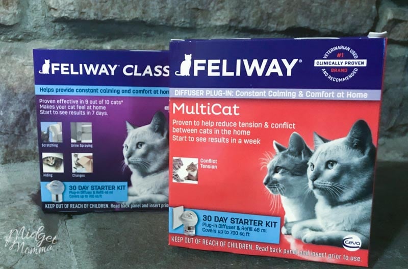 Feliway MultiCat Diffuser in boxes