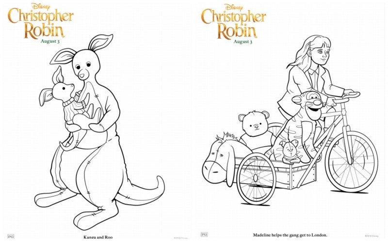 Free Christopher Robin Movie Coloring Book Printable Midgetmomma Free Christopher Robin Movie Coloring Book Printable Midgetmomma